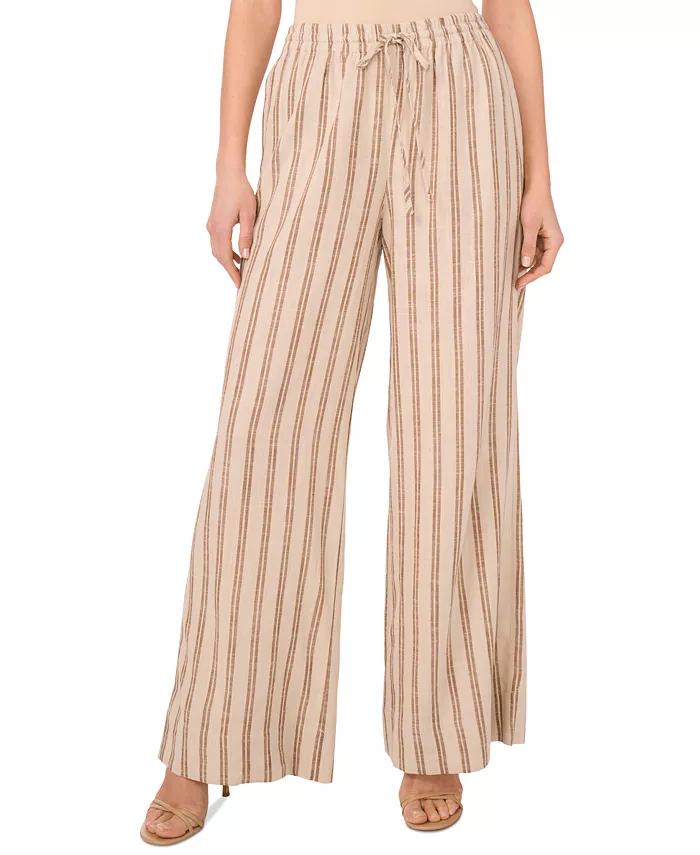 Женские полосатые брюки с завязками и широкими штанинами 1.STATE, коричневый/бежевый
Женские полосатые брюки с завязками и широкими штанинами 1.STATE, коричневый/бежевый