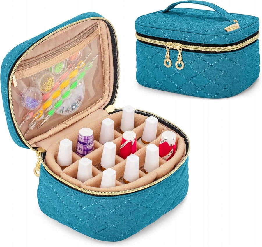 Органайзер для косметики, маленький для лака для ногтей Yarwo бирюзовый IDDA Herbal
Органайзер для косметики, маленький для лака для ногтей Yarwo бирюзовый IDDA Herbal