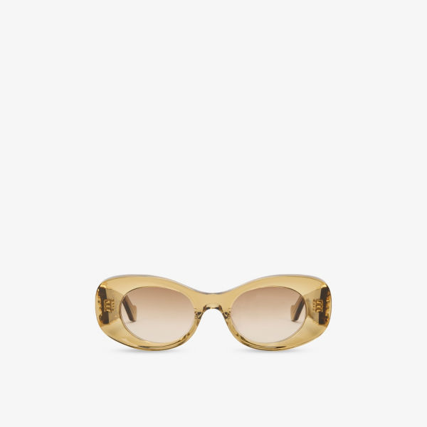 Солнцезащитные очки Loewe с ацетатной оправой овальные, оливковый
Солнцезащитные очки Loewe с ацетатной оправой овальные, оливковый