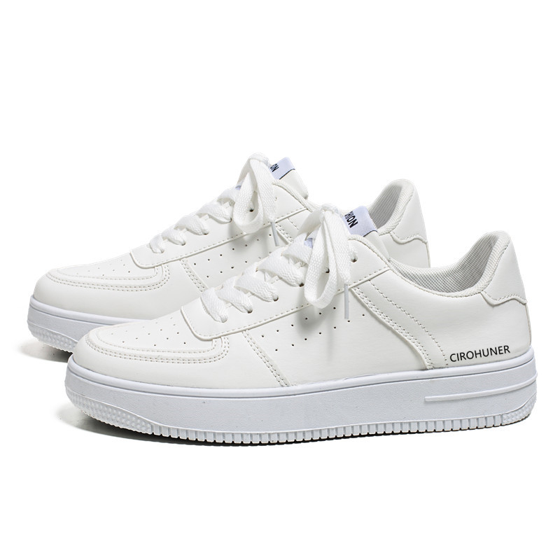 Легкие и дышащие низкие мужские кроссовки для скейтбординга CIROHUNER, White 
Легкие и дышащие низкие мужские кроссовки для скейтбординга CIROHUNER, White