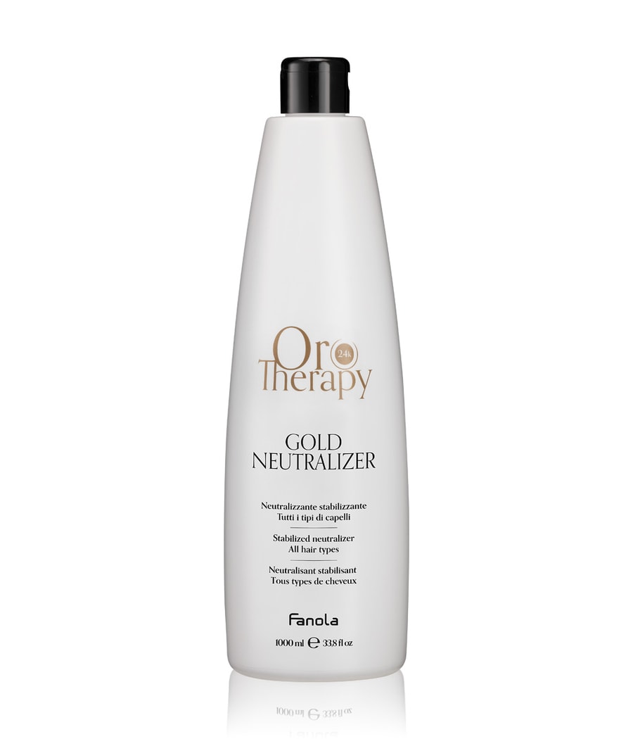 Лосьон для волос Fanola Oro Therapy Neutralizer, 1000 ml
Лосьон для волос Fanola Oro Therapy Neutralizer, 1000 ml
