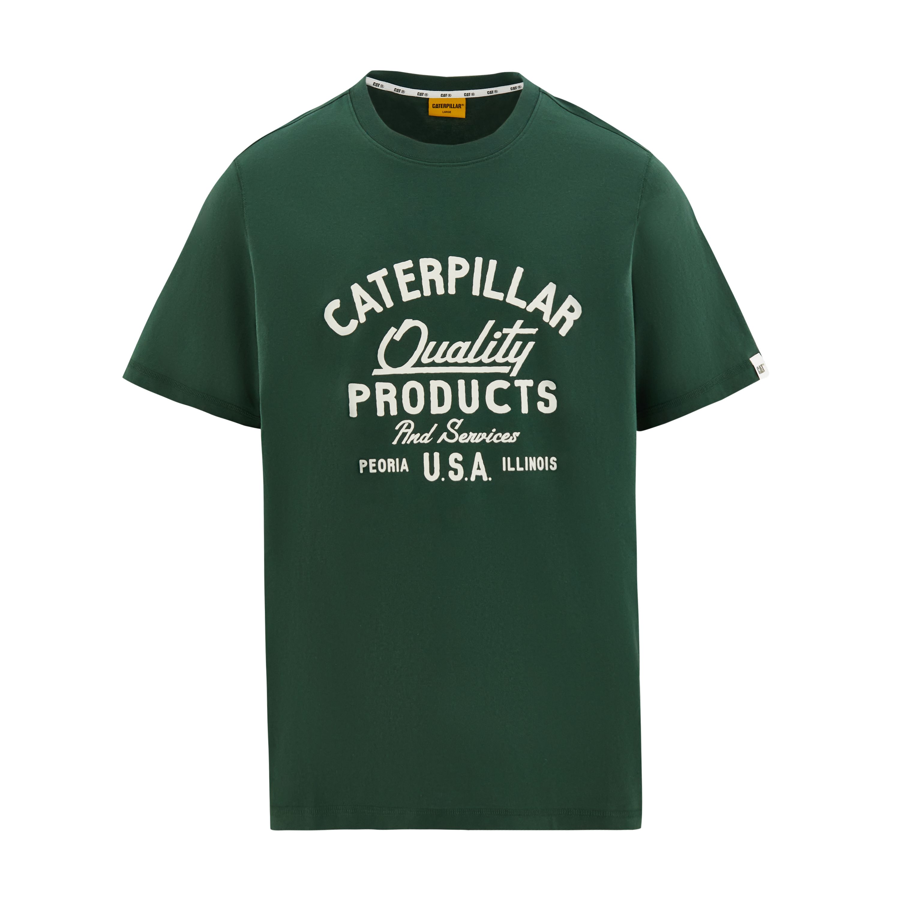 Футболка мужская CAT, темно-зеленый
Футболка мужская CAT, темно-зеленый