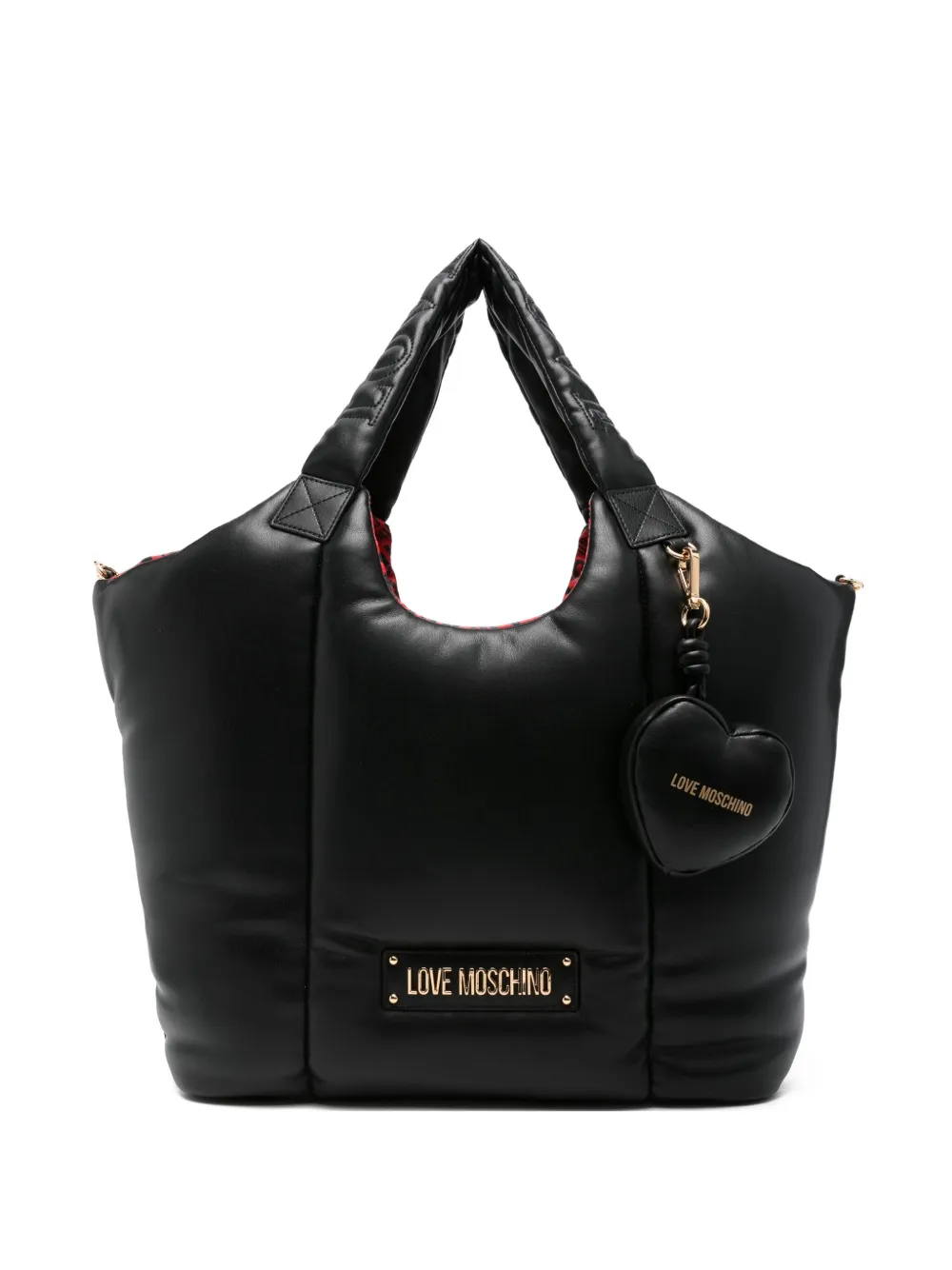 Стеганая сумка-тоут Love Moschino, черный
Стеганая сумка-тоут Love Moschino, черный