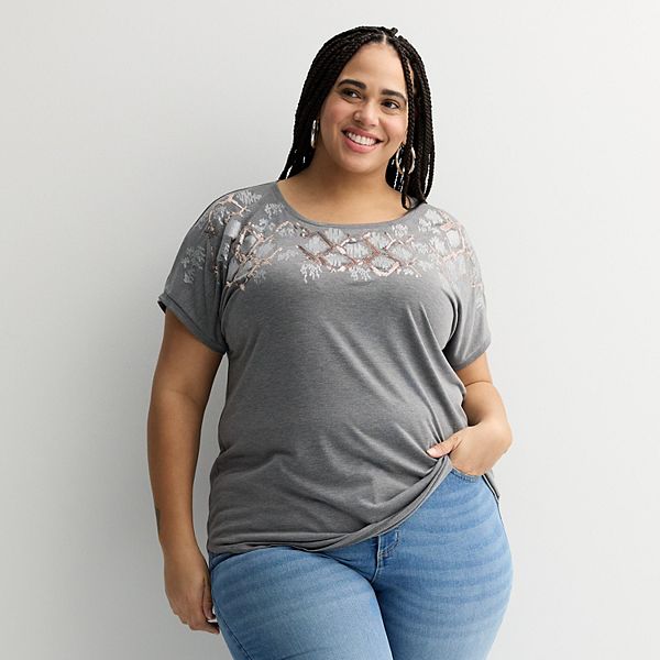 Футболка с коротким рукавом и декором Plus size Apt. 9, Dark Storm Shine, Синий, Футболка с коротким рукавом и декором Plus size Apt. 9, Dark Storm Shine
Футболка с коротким рукавом и декором Plus size Apt. 9, Dark Storm Shine, Синий, Футболка с коротким рукавом и декором Plus size Apt. 9, Dark Storm Shine
