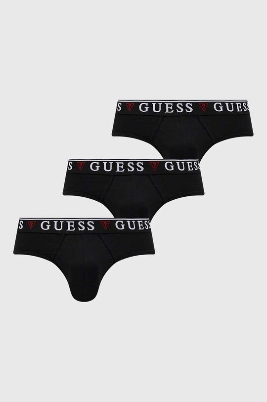 3 пары трусов Guess, черный 
3 пары трусов Guess, черный