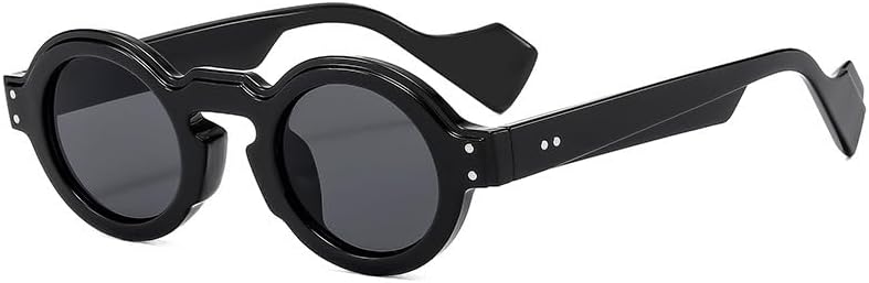 Солнцезащитные очки для мужчин и женщин - защита UV400 - круглые, в стиле панк, с двухцветными заклепками, для занятий спортом на открытом воздухе и вождения QWBSER, 1
Солнцезащитные очки для мужчин и женщин - защита UV400 - круглые, в стиле панк, с двухцветными заклепками, для занятий спортом на открытом воздухе и вождения QWBSER, 1