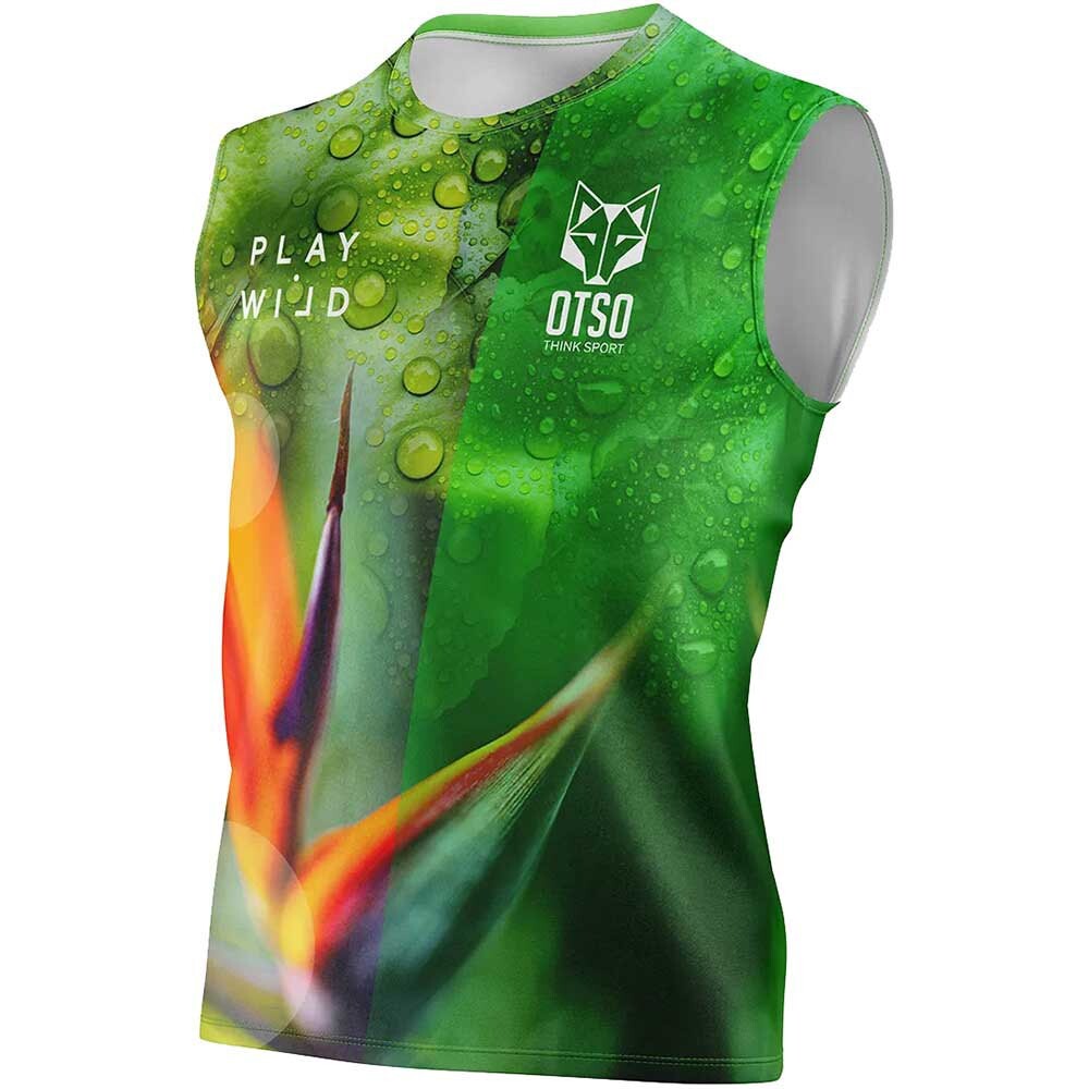 Футболка без рукавов Otso Paradise, зеленый
Футболка без рукавов Otso Paradise, зеленый