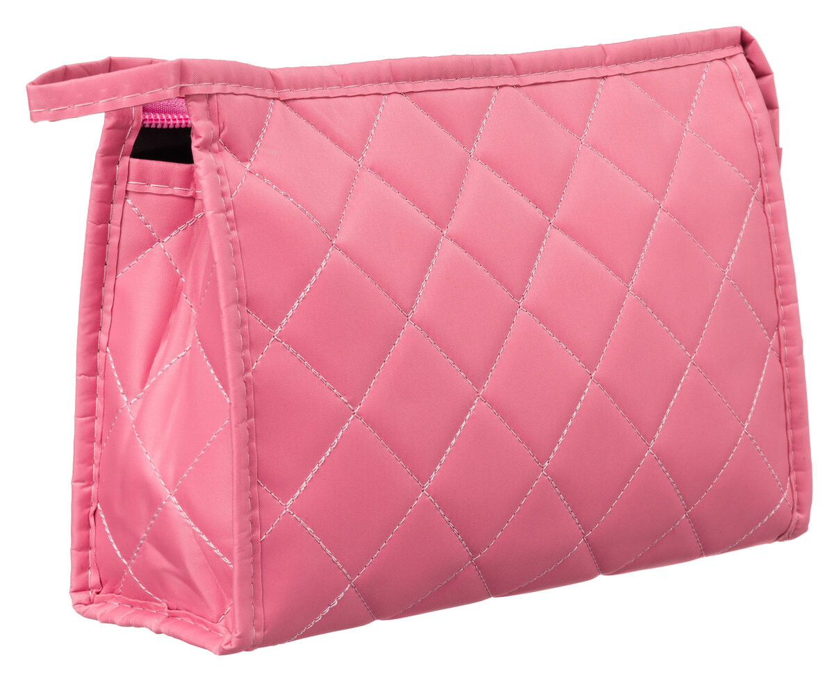 Женская косметичка из синтетического материала, стеганая на молнии, розовая No logo
Женская косметичка из синтетического материала, стеганая на молнии, розовая No logo