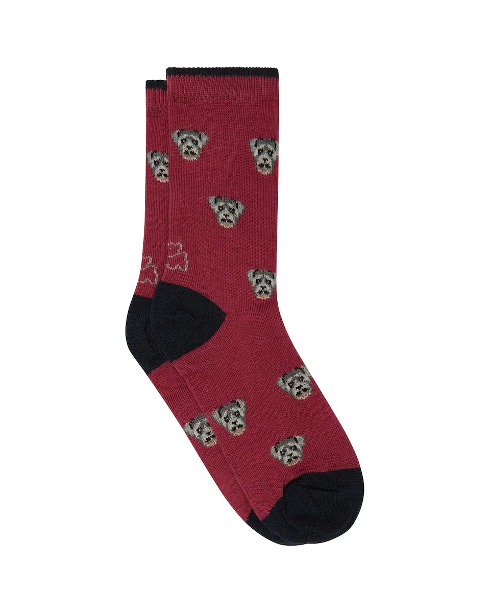 носки с принтом собачьей мордочки Kiff-Kiff, фуксия
носки с принтом собачьей мордочки Kiff-Kiff, фуксия