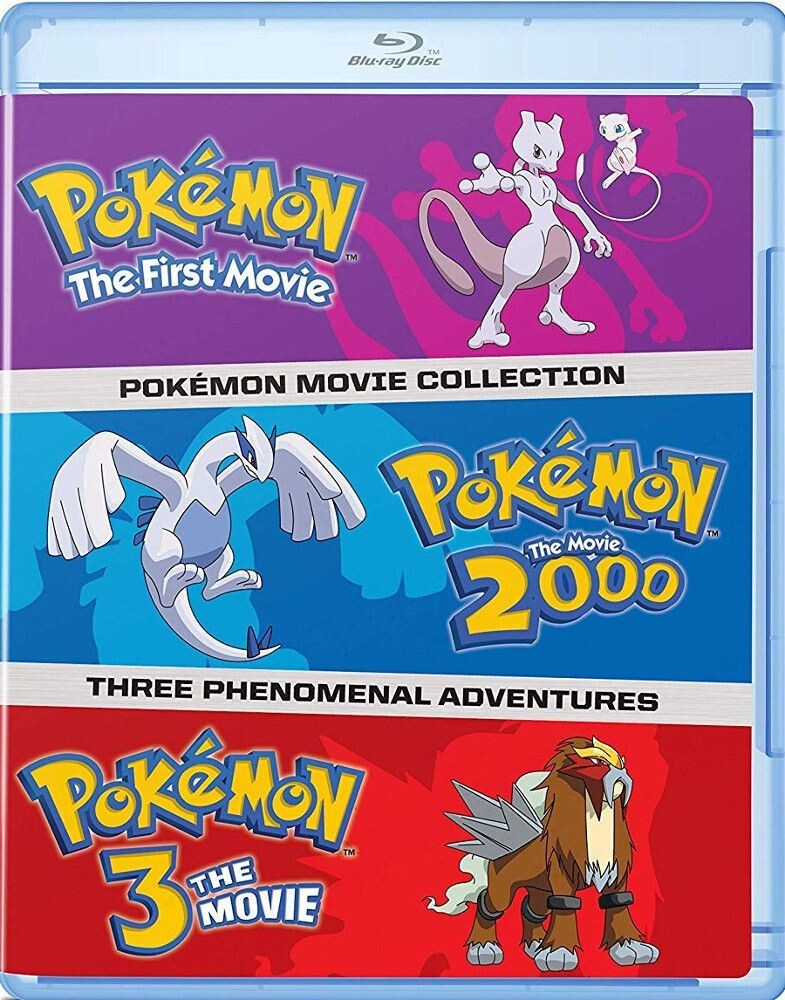 Диск Blu-ray Pokemon: Movies 1-3 Collection
Диск Blu-ray Pokemon: Movies 1-3 Collection