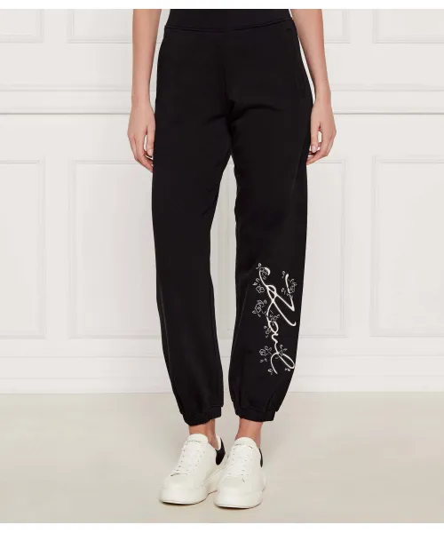 Спортивные брюки с орхидеей Regular fit Karl Lagerfeld, черный
Спортивные брюки с орхидеей Regular fit Karl Lagerfeld, черный