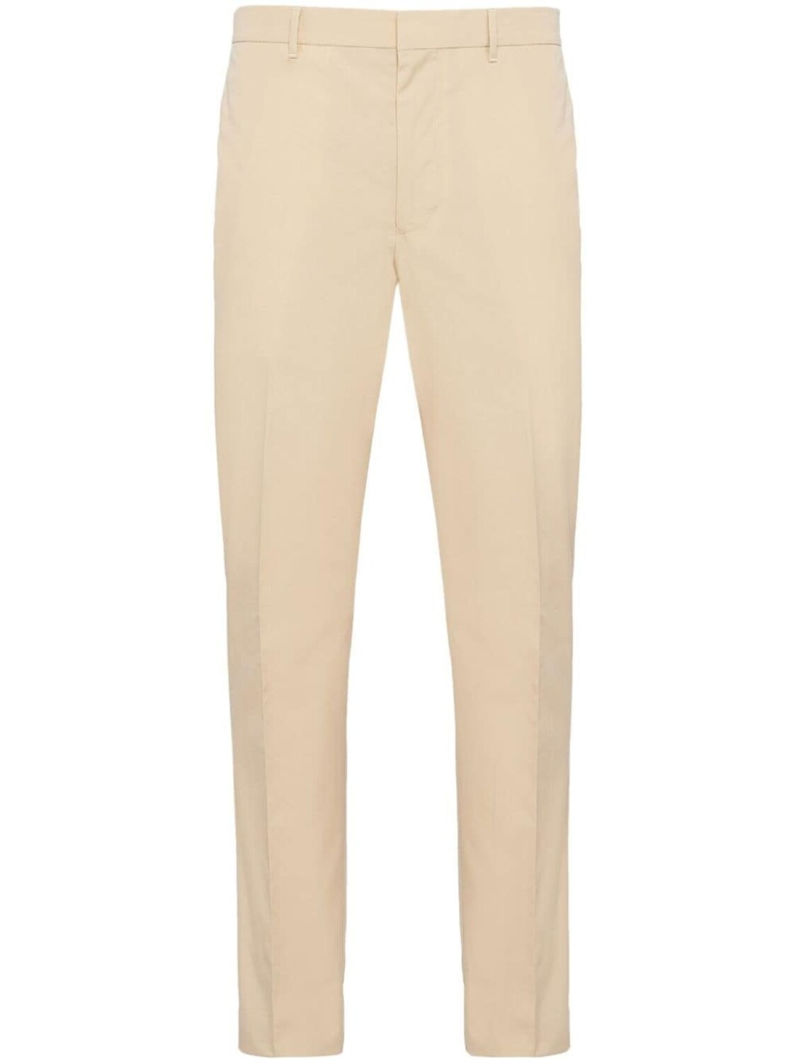 Prada брюки строгого кроя с потайной застежкой, нейтральный цвет
Prada брюки строгого кроя с потайной застежкой, нейтральный цвет