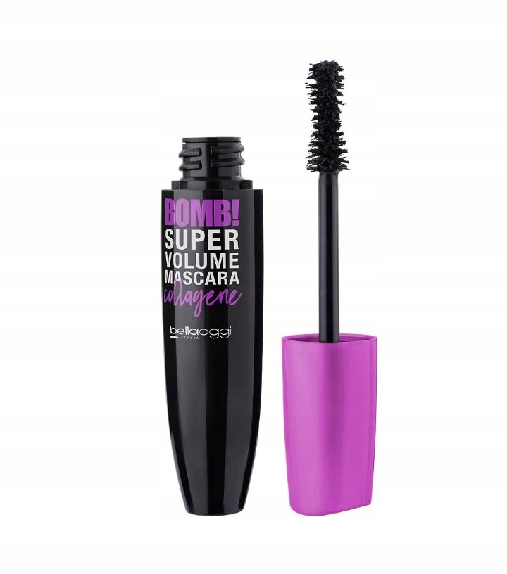 BELLAOGGI BOMB SUPER VOLUME Утолщающая тушь для ресниц с коллагеном черная 
BELLAOGGI BOMB SUPER VOLUME Утолщающая тушь для ресниц с коллагеном черная
