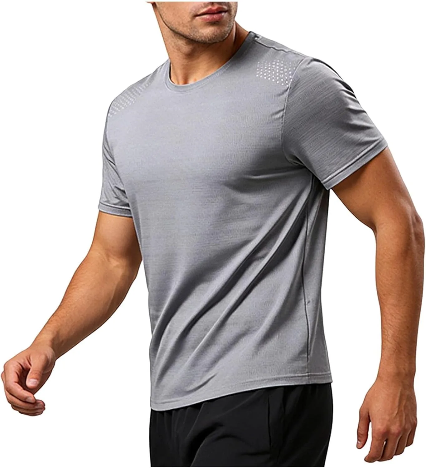 Мужская футболка с круглым вырезом Casual Short Sleeve Quick Dry для бега и тренировок
Мужская футболка с круглым вырезом Casual Short Sleeve Quick Dry для бега и тренировок