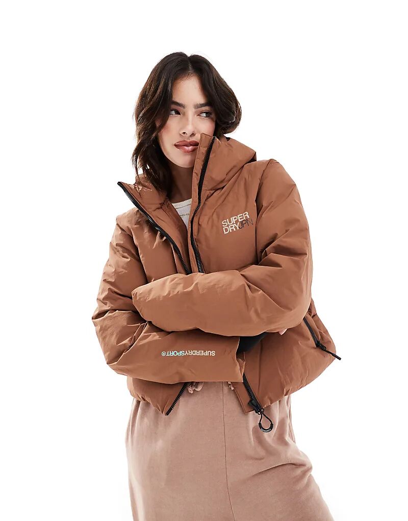 Свободная стеганая куртка с капюшоном из сыромятной кожи коричневого цвета Superdry
Свободная стеганая куртка с капюшоном из сыромятной кожи коричневого цвета Superdry