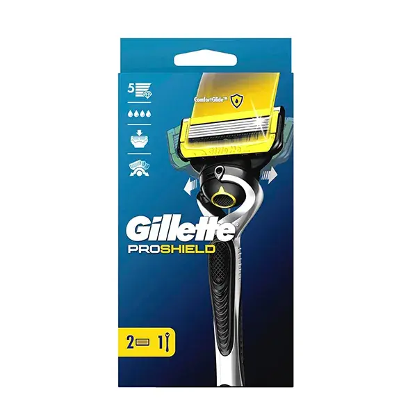 Бритва Proshield Gillette, 2 UD
Бритва Proshield Gillette, 2 UD