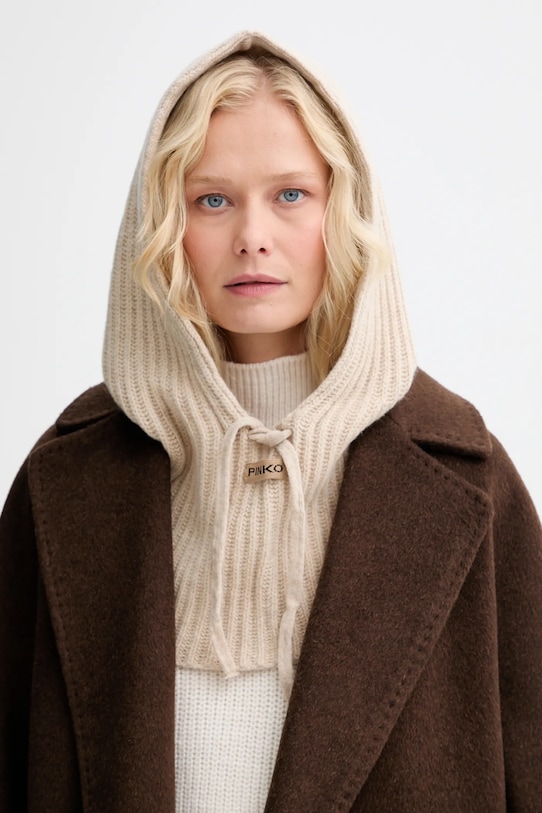 Шерстяная балаклава Pinko, бежевый
Шерстяная балаклава Pinko, бежевый
