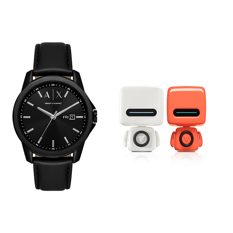 ARMANI EXCHANGE Часы AE Darth Vader Wrist Watch Quartz Movement Leather Strap 44mm Black Dial Men's Watch Box
ARMANI EXCHANGE Часы AE Darth Vader Wrist Watch Quartz Movement Leather Strap 44mm Black Dial Men's Watch Box