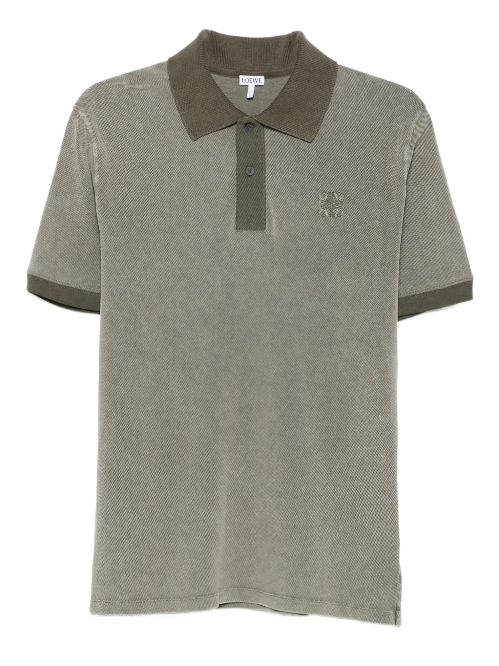 Вышитая хлопковая рубашка-поло LOEWE, зеленый
Вышитая хлопковая рубашка-поло LOEWE, зеленый