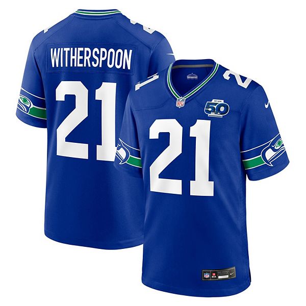 Мужская футболка Devon Witherspoon Seattle Seahawks Alternate 50th Season Nike
Мужская футболка Devon Witherspoon Seattle Seahawks Alternate 50th Season Nike