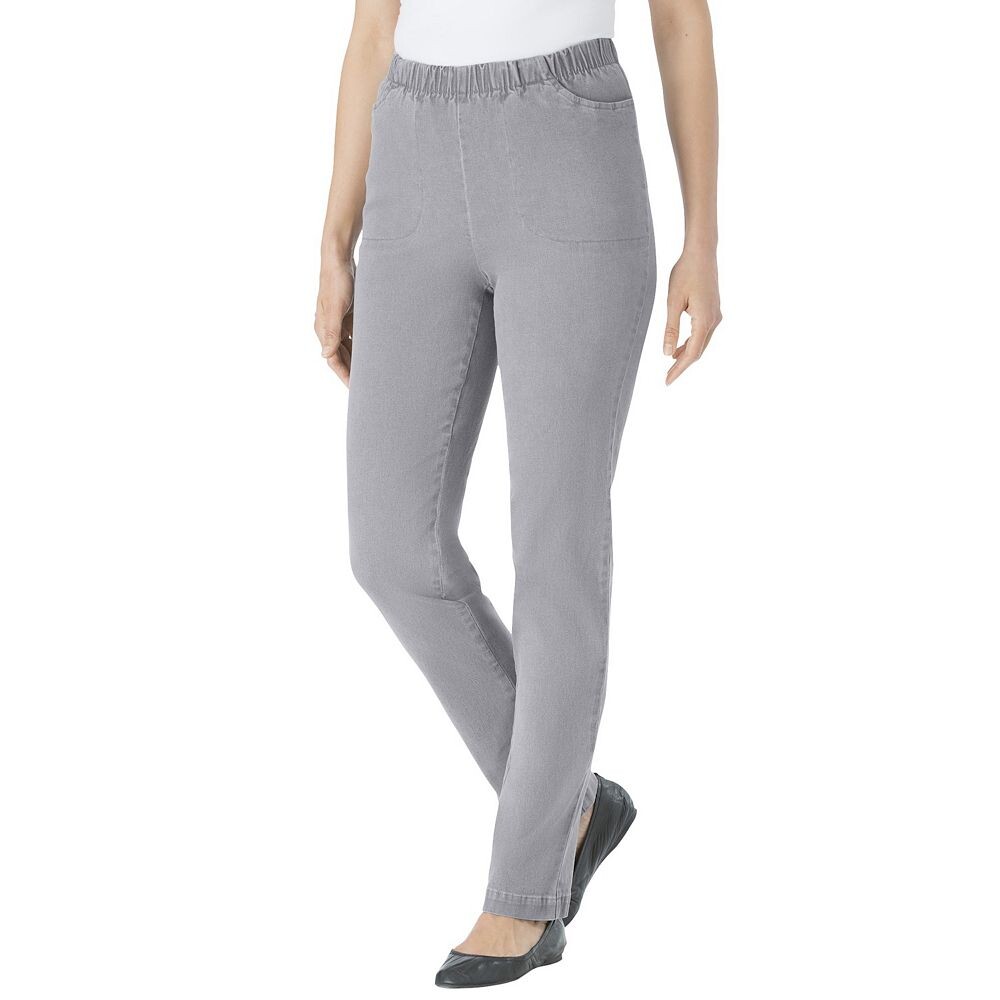 Женщина в женских прямых джинсах Fineline больших размеров Woman Within, цвет Grey Denim
Женщина в женских прямых джинсах Fineline больших размеров Woman Within, цвет Grey Denim