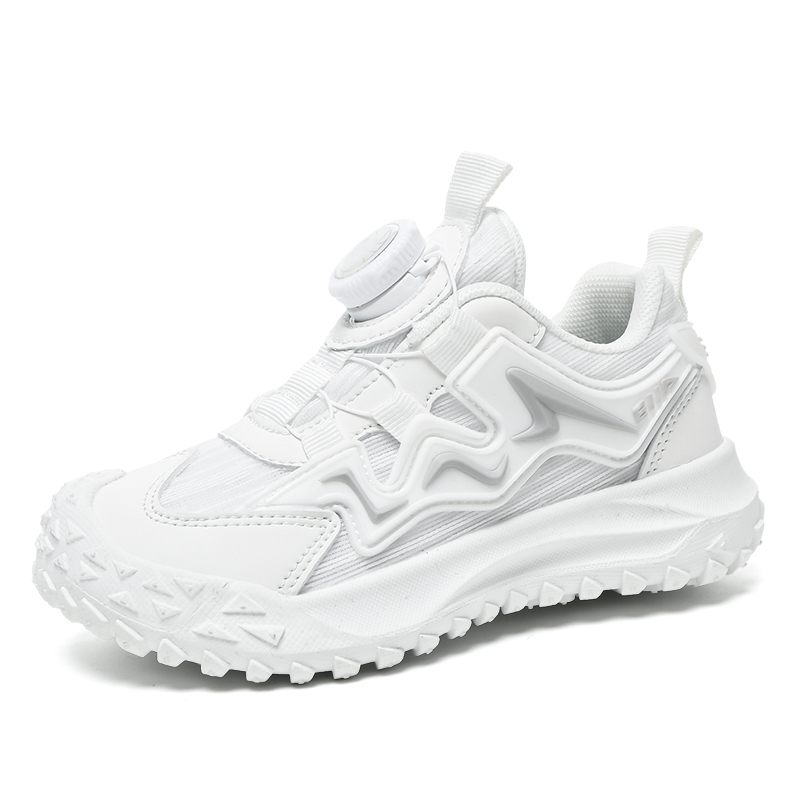 Детские кроссовки с низким верхом, устойчивые к скольжению и износу Wooden Rabbit, белый 
Детские кроссовки с низким верхом, устойчивые к скольжению и износу Wooden Rabbit, белый