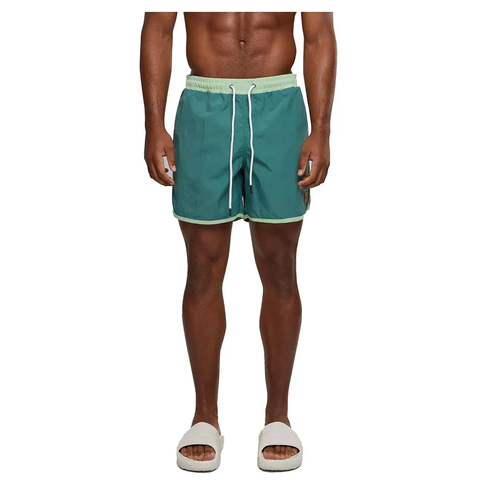 Шорты для плавания Urban Classics Retro, зеленый
Шорты для плавания Urban Classics Retro, зеленый