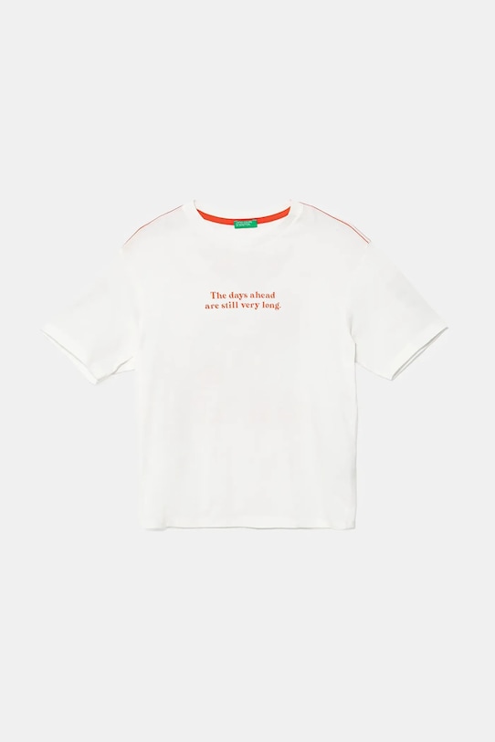 Детская хлопковая футболка United Colors Of Benetton, белый
Детская хлопковая футболка United Colors Of Benetton, белый