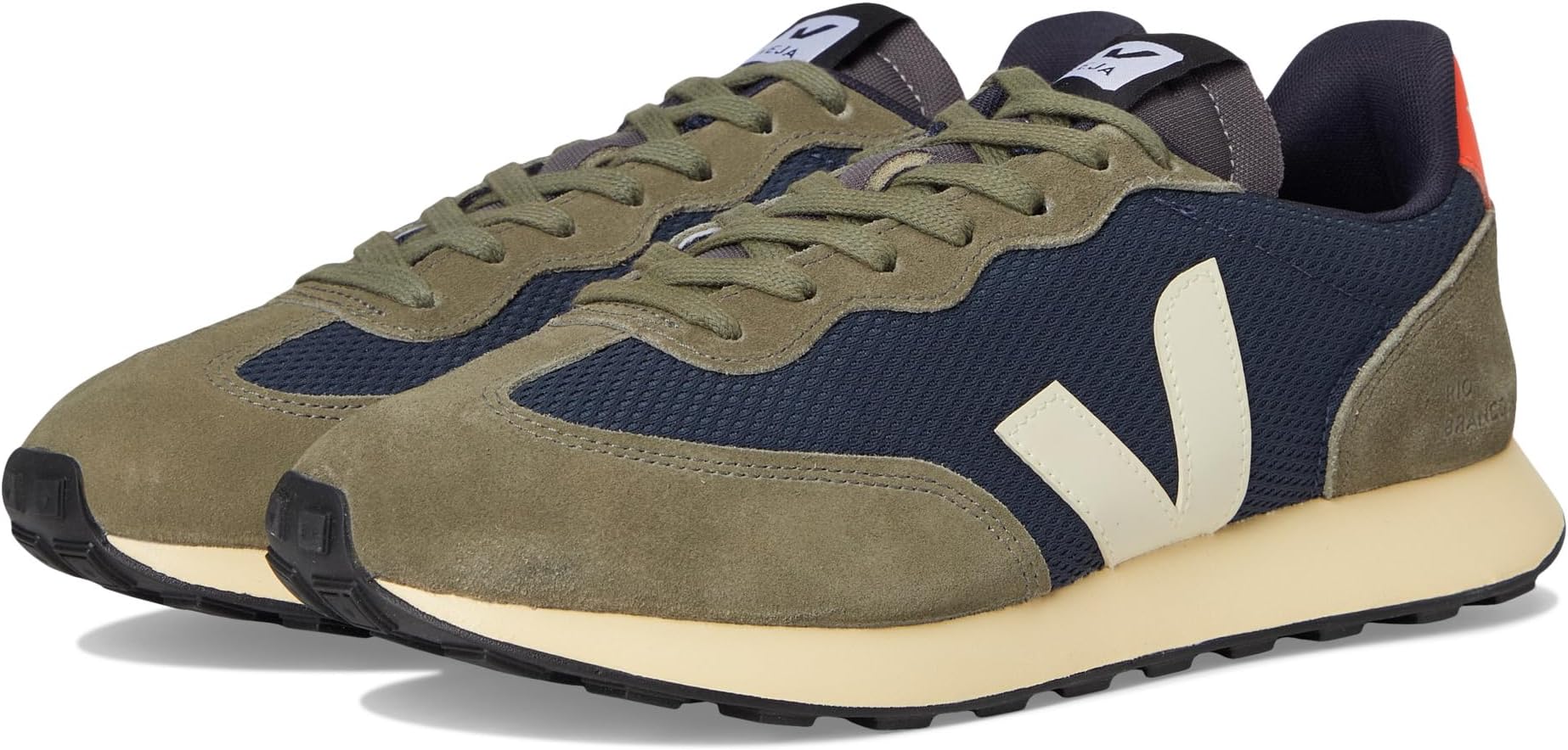 Кроссовки VEJA Men's Rio Branco II, Nautico/Pierre/Orange
Кроссовки VEJA Men's Rio Branco II, Nautico/Pierre/Orange