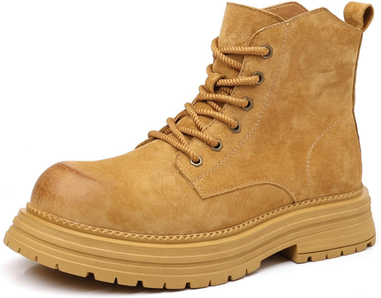 Мужские походные ботинки с массивной подошвой, кожаные промышленные ботинки, удобные водонепроницаемые ботинки для строительства и активного отдыха Macefil, желтый
Мужские походные ботинки с массивной подошвой, кожаные промышленные ботинки, удобные водонепроницаемые ботинки для строительства и активного отдыха Macefil, желтый