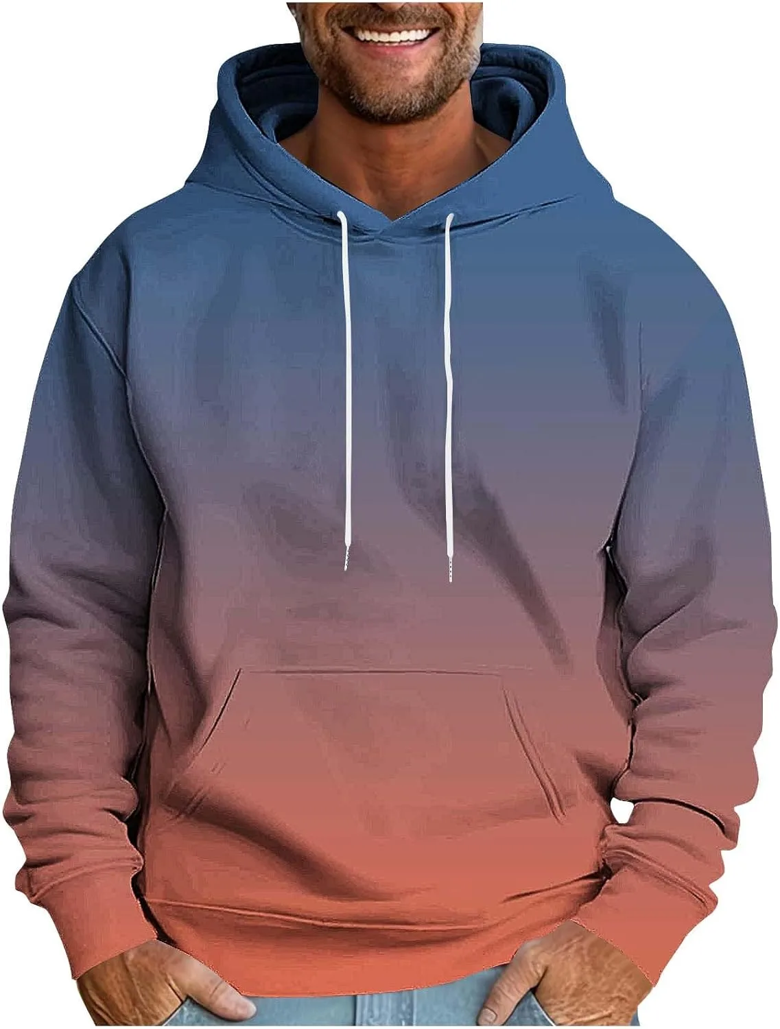 Толстовка с капюшоном для мужчин, Casual, Gradient Color, на флисе Mrmaere
Толстовка с капюшоном для мужчин, Casual, Gradient Color, на флисе Mrmaere