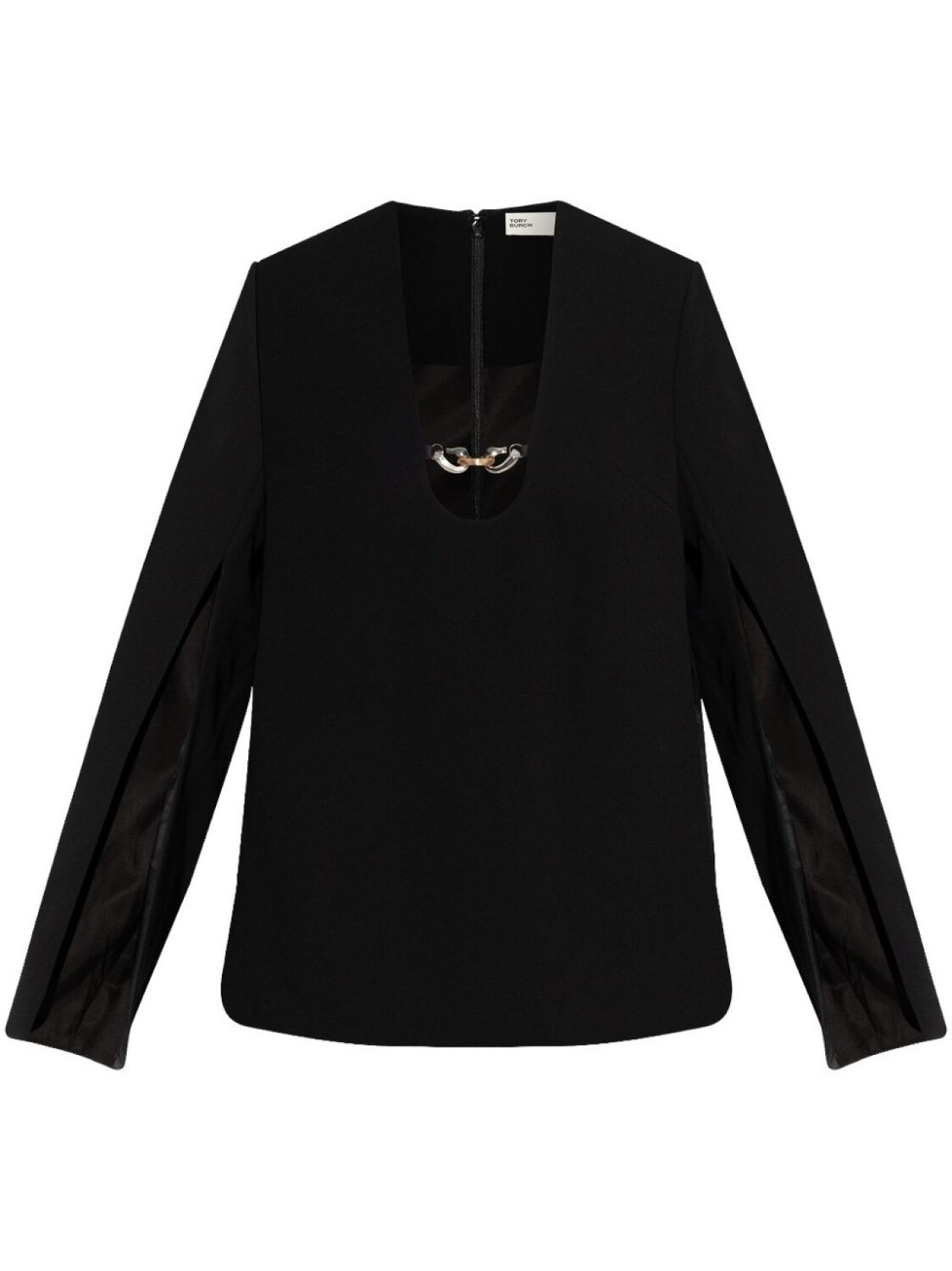 Креповая туника Tory Burch, черный
Креповая туника Tory Burch, черный