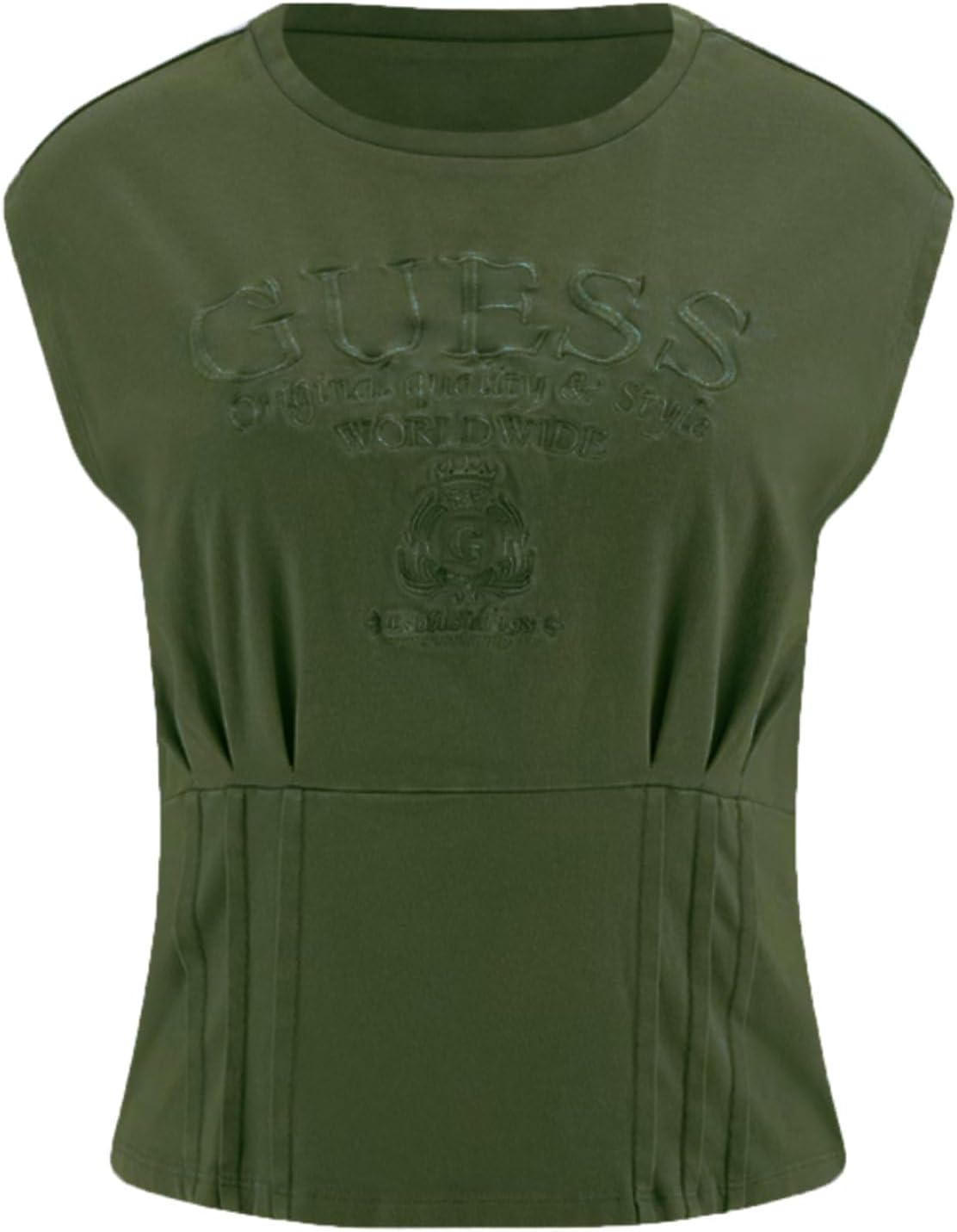 Женская футболка-корсет без рукавов с морским логотипом GUESS, Mossy Green Multi, Зеленый, Женская футболка-корсет без рукавов с морским логотипом GUESS, Mossy Green Multi
Женская футболка-корсет без рукавов с морским логотипом GUESS, Mossy Green Multi, Зеленый, Женская футболка-корсет без рукавов с морским логотипом GUESS, Mossy Green Multi