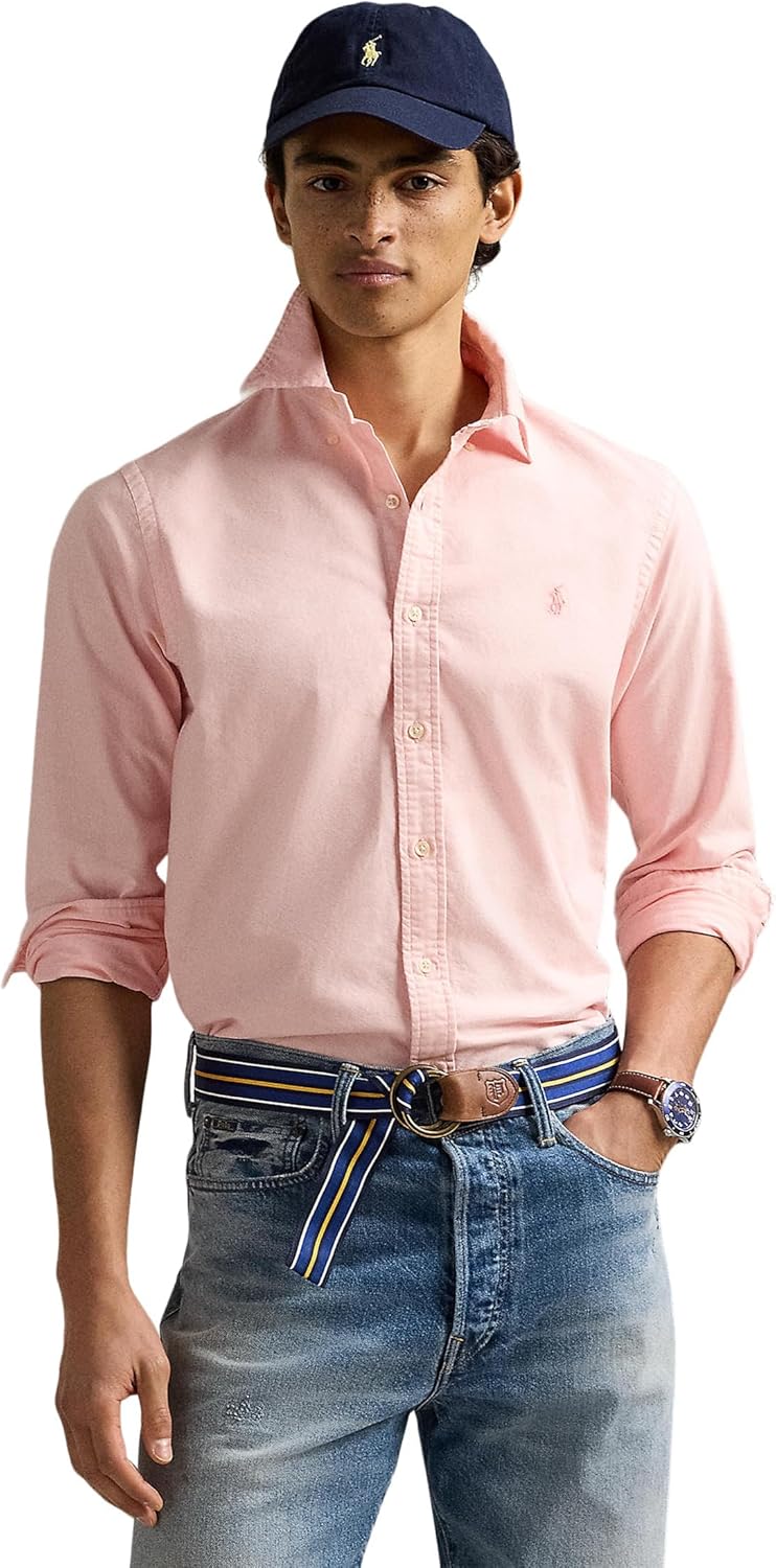 POLO RALPH LAUREN Мужская классическая рубашка Oxford с окраской в готовом виде, Rose
POLO RALPH LAUREN Мужская классическая рубашка Oxford с окраской в готовом виде, Rose