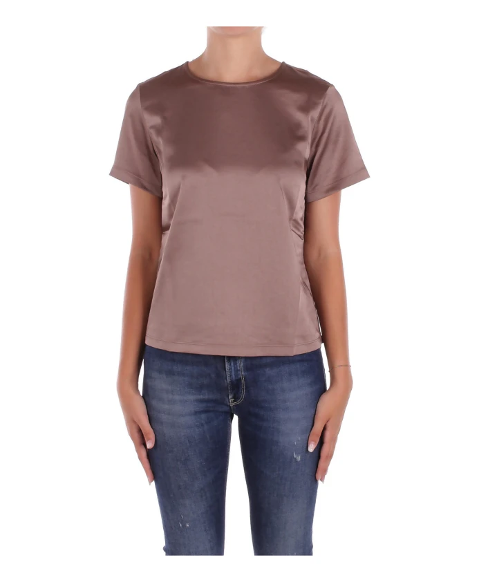 Свитер с атласными деталями и застежкой на пуговицы. Weekend Max Mara, коричневый
Свитер с атласными деталями и застежкой на пуговицы. Weekend Max Mara, коричневый