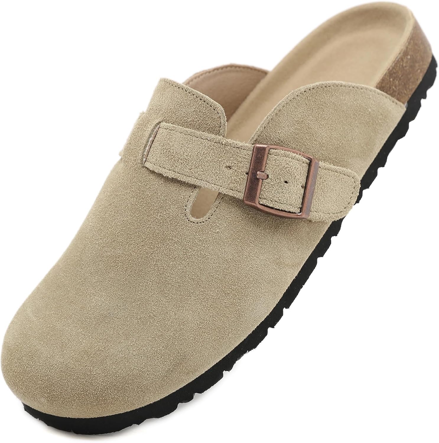 Сабо из замши Dumalum для женщин и мужчин - с регулируемой пряжкой, на пробковой стельке, с противоскользящей подошвой - тапочки, хаки
Сабо из замши Dumalum для женщин и мужчин - с регулируемой пряжкой, на пробковой стельке, с противоскользящей подошвой - тапочки, хаки