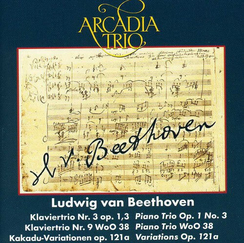 CD диск Beethoven / Arcadia Trio: Klavier Trios Nos 3 & 9 / Var Op 121A
CD диск Beethoven / Arcadia Trio: Klavier Trios Nos 3 & 9 / Var Op 121A