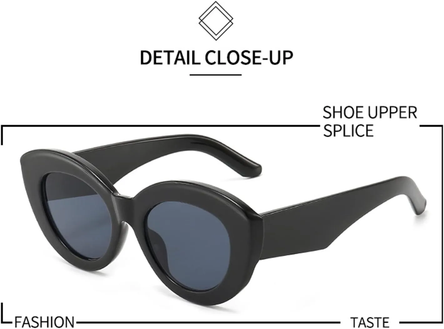 Модные солнцезащитные очки GAOXIN в крупной оправе «кошачий глаз» для мужчин и женщин, идеально подходящие для отдыха на природе (Цвет: D, Размер: Средний), D
Модные солнцезащитные очки GAOXIN в крупной оправе «кошачий глаз» для мужчин и женщин, идеально подходящие для отдыха на природе (Цвет: D, Размер: Средний), D