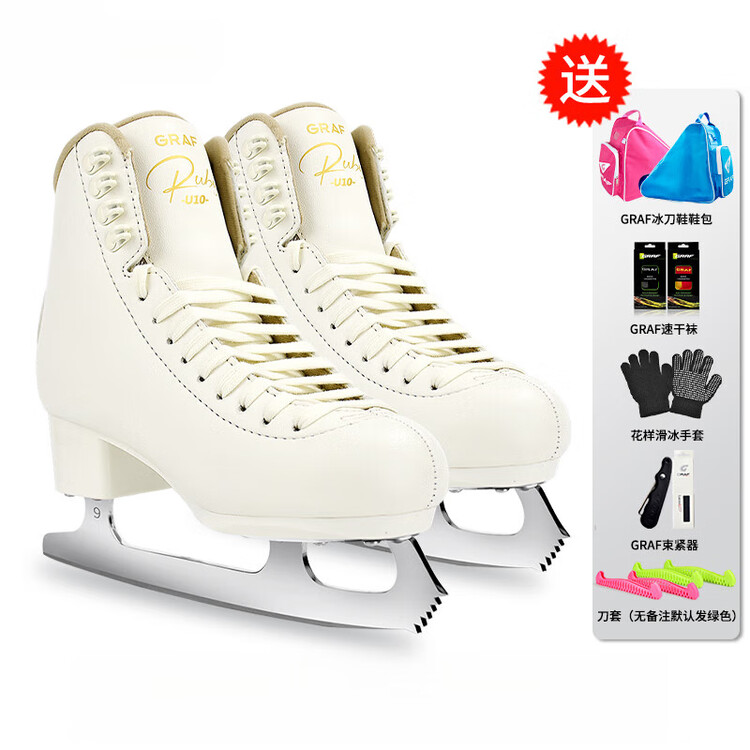 GRAF ZOCI коньки для фигурного катания U10, детские, ледовые коньки для мужчин и женщин, начальный уровень Graff, цвет sincere white, официально лицензированные, размер 39 (маломерит, рекомендуем заказать на размер больше, чем спортивная обувь)
GRAF ZOCI коньки для фигурного катания U10, детские, ледовые коньки для мужчин и женщин, начальный уровень Graff, цвет sincere white, официально лицензированные, размер 39 (маломерит, рекомендуем заказать на размер больше, чем спортивная обувь)