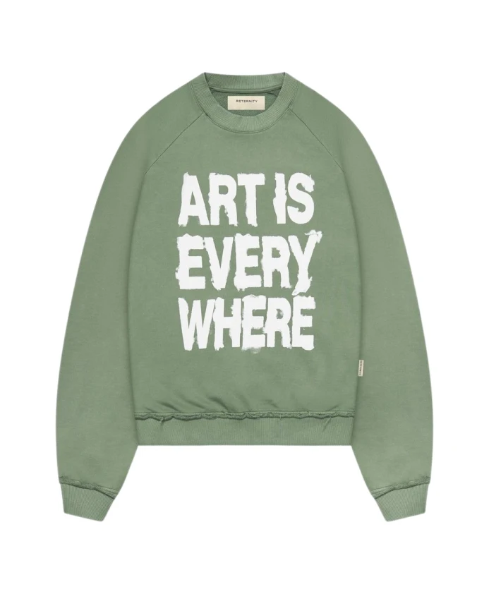 Искусство повсюду (свитер) Reternity, зеленый
Искусство повсюду (свитер) Reternity, зеленый