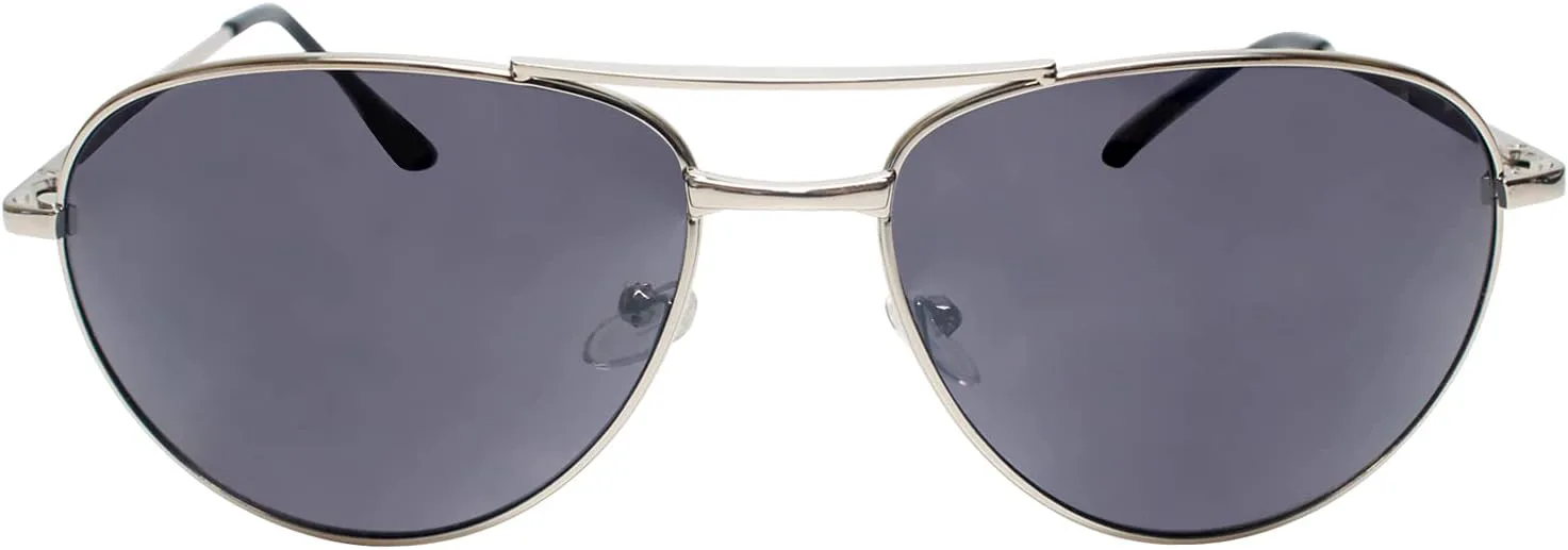 Солнцезащитные очки Calabria 1121 Metal Pilot для мужчин и женщин, модные и стильные, дизайнерские, обеспечивают надежную защиту от UVA и UVB лучей, Silver/Grey
Солнцезащитные очки Calabria 1121 Metal Pilot для мужчин и женщин, модные и стильные, дизайнерские, обеспечивают надежную защиту от UVA и UVB лучей, Silver/Grey