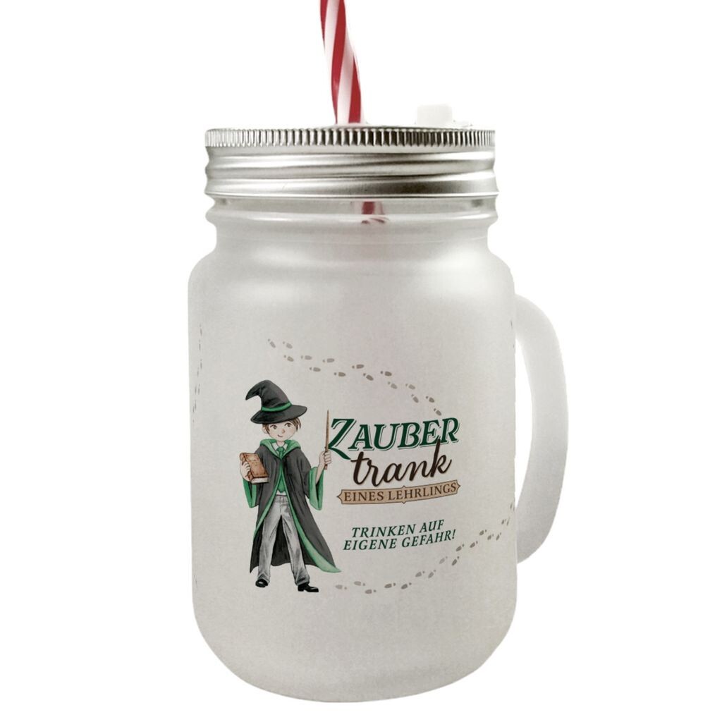 Зеленый стакан для питья с ручкой и крышкой Magic Potion Mason Jar с изображением Magic Student зеленого цвета speecheese, серый
Зеленый стакан для питья с ручкой и крышкой Magic Potion Mason Jar с изображением Magic Student зеленого цвета speecheese, серый