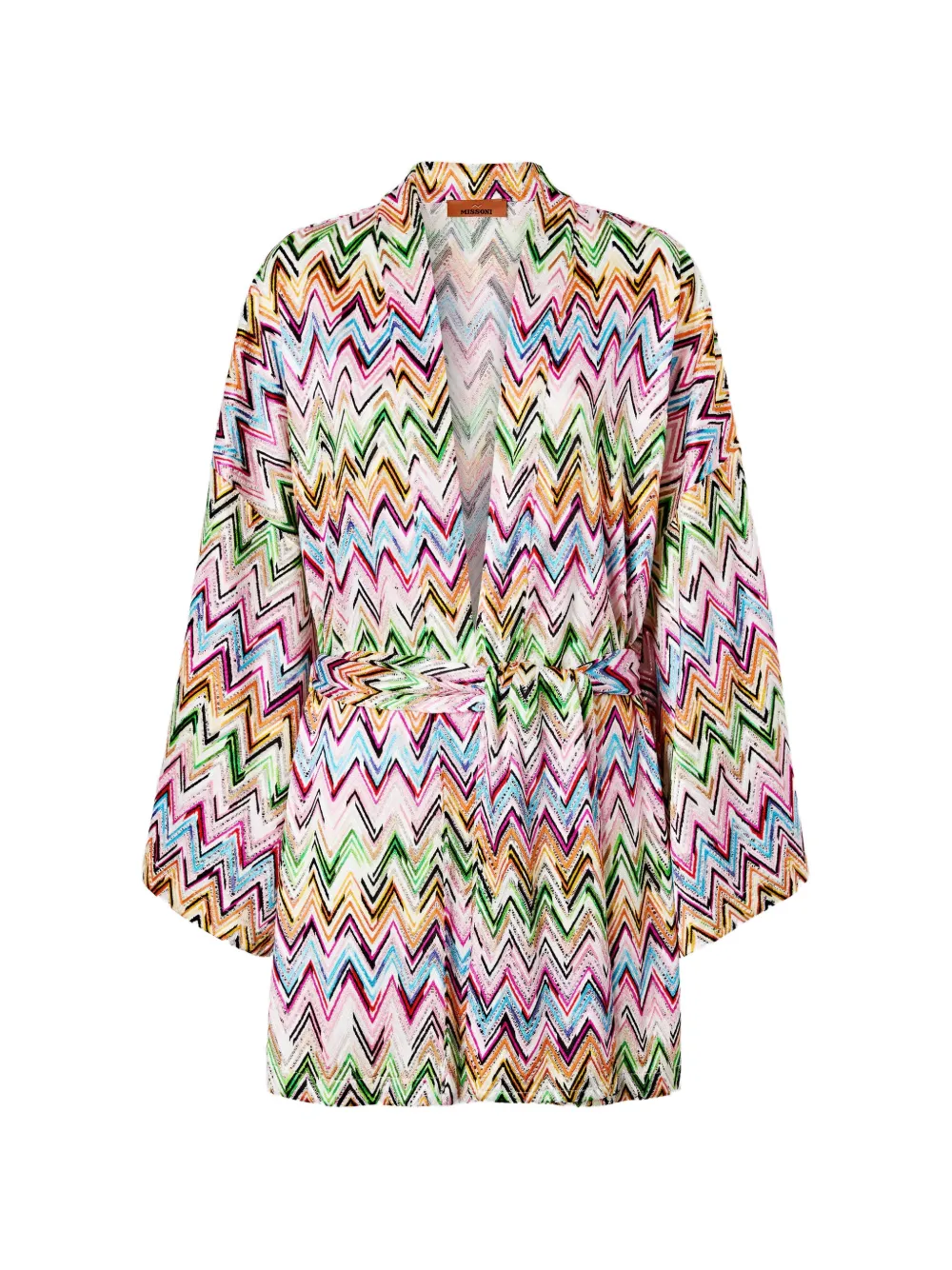 Пляжная накидка с узором и поясом Missoni, белый
Пляжная накидка с узором и поясом Missoni, белый