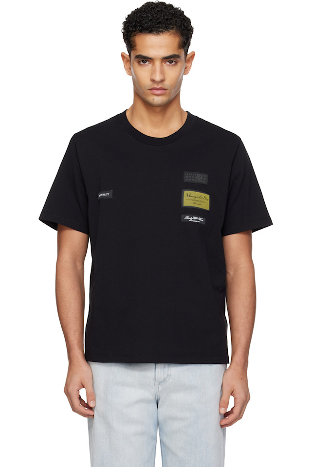 Нашивка с логотипом на футболке Mm6 Maison Margiela, черный
Нашивка с логотипом на футболке Mm6 Maison Margiela, черный