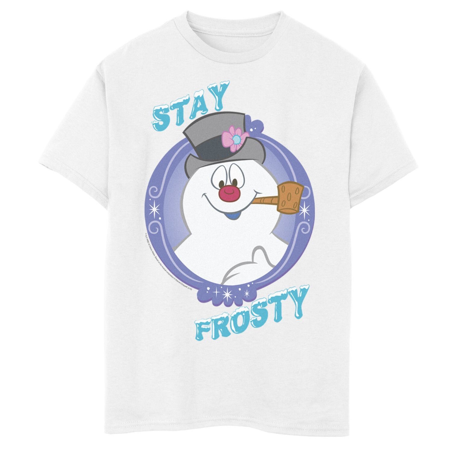 Футболка Frosty The Snowman для мальчиков 8–20 лет с рисунком Stay Frosty Licensed Character
Футболка Frosty The Snowman для мальчиков 8–20 лет с рисунком Stay Frosty Licensed Character
