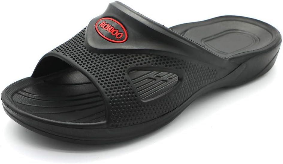 Men Slide Сандалии Shower Sport Beach Bath Classic Slippers ONEHOO, черный
Men Slide Сандалии Shower Sport Beach Bath Classic Slippers ONEHOO, черный