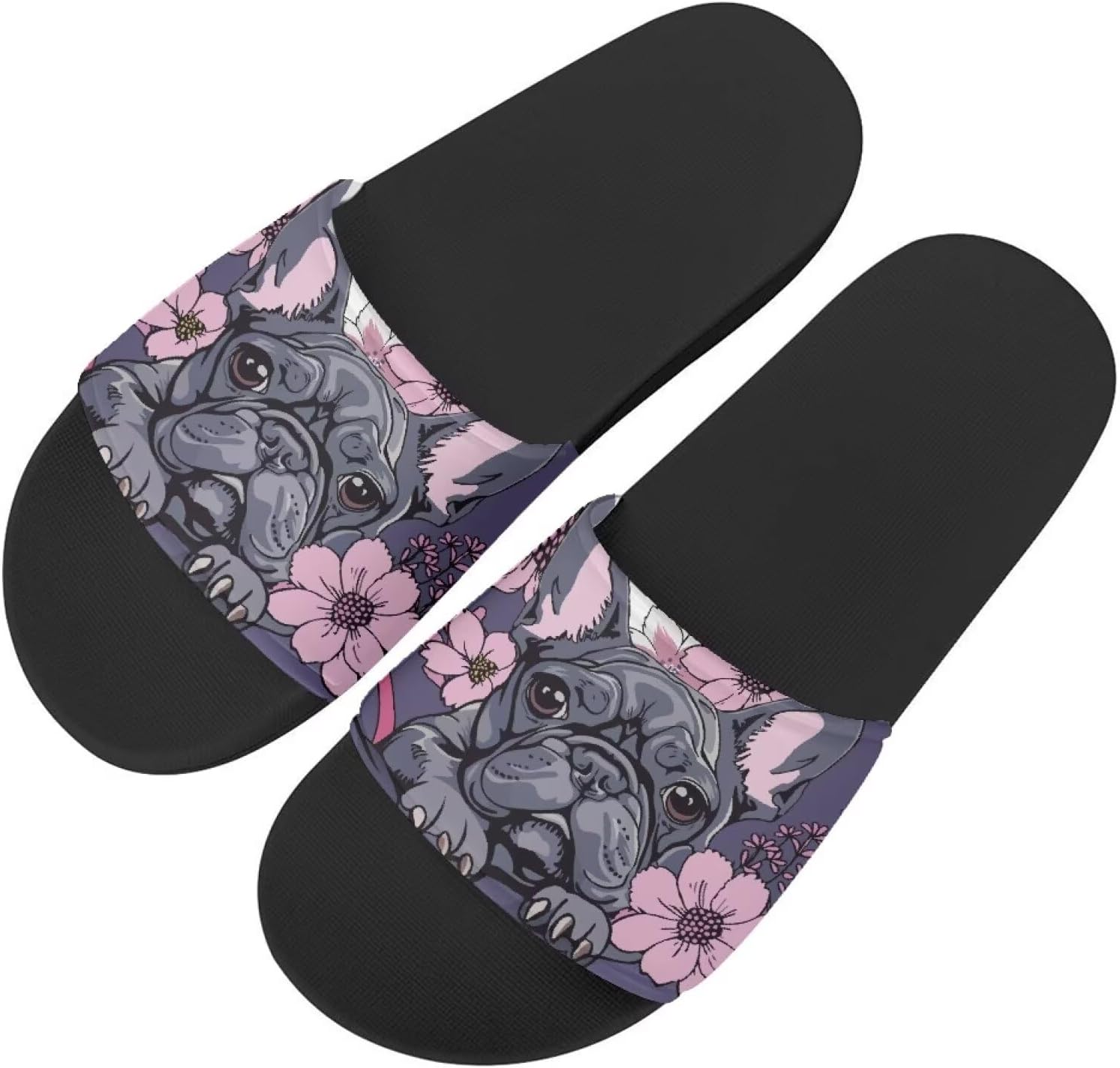 Забавные тапочки Binienty для взрослых, сандалии унисекс, нескользящие, быстросохнущие, для душа и ванной, Bulldog Daisy
Забавные тапочки Binienty для взрослых, сандалии унисекс, нескользящие, быстросохнущие, для душа и ванной, Bulldog Daisy