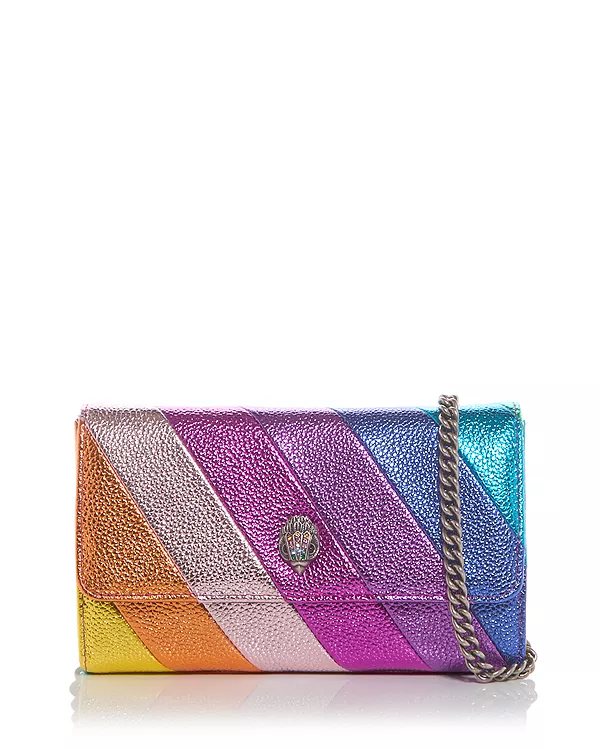 Стеганый кожаный кошелек Kensington на цепочке Kurt Geiger London, мультиколор
Стеганый кожаный кошелек Kensington на цепочке Kurt Geiger London, мультиколор