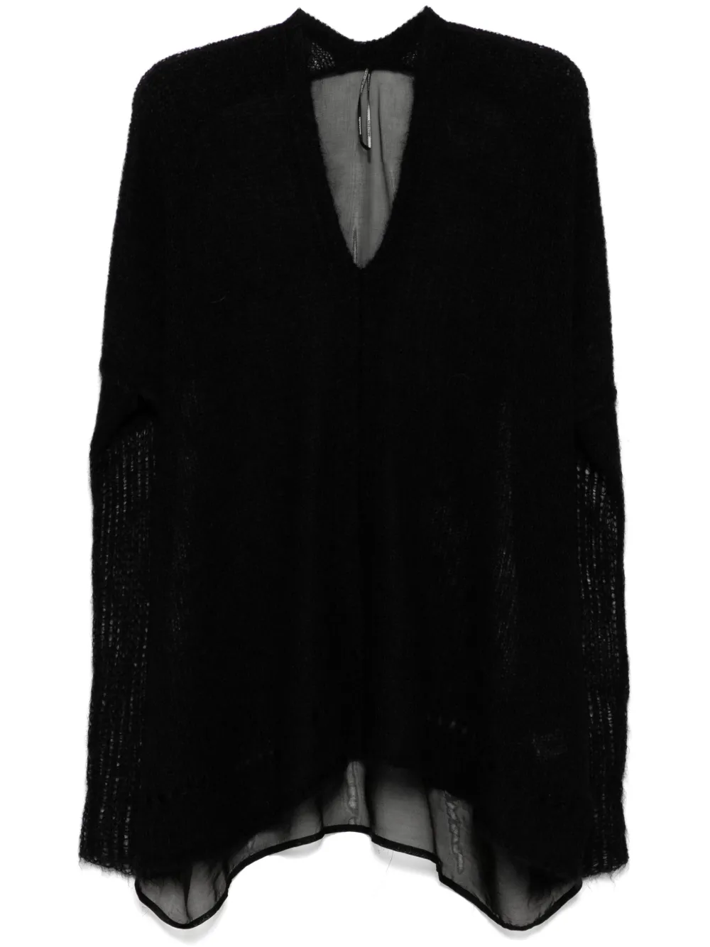 Джемпер Scollo с V-образным вырезом Masnada, черный
Джемпер Scollo с V-образным вырезом Masnada, черный