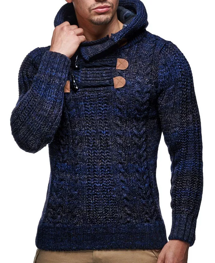 Мужской вязаный пуловер | Удлиненный худи приталенного кроя | Базовый зимний худи-свитер для мужчин Leif Nelson, синий
Мужской вязаный пуловер | Удлиненный худи приталенного кроя | Базовый зимний худи-свитер для мужчин Leif Nelson, синий